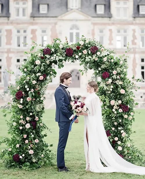 Arche pour mariage en Normandie