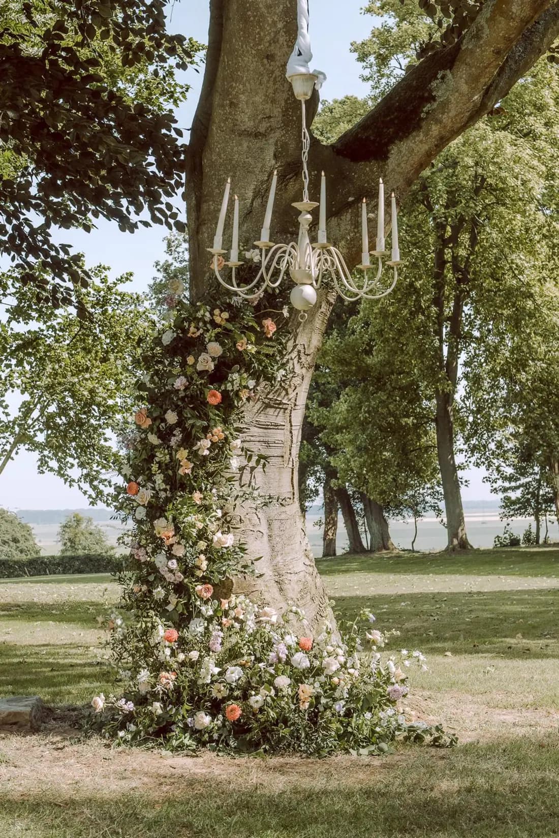 Composition de fleurs pour mariage dans le Calvados