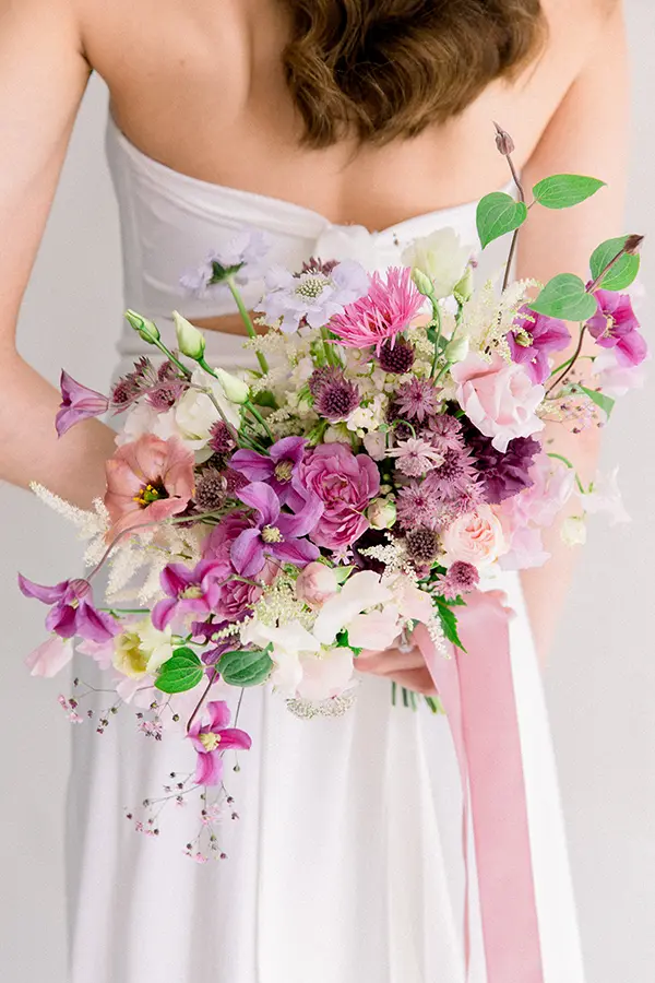 Bouquet créé par Caroline, fleuriste mariage à Caen
