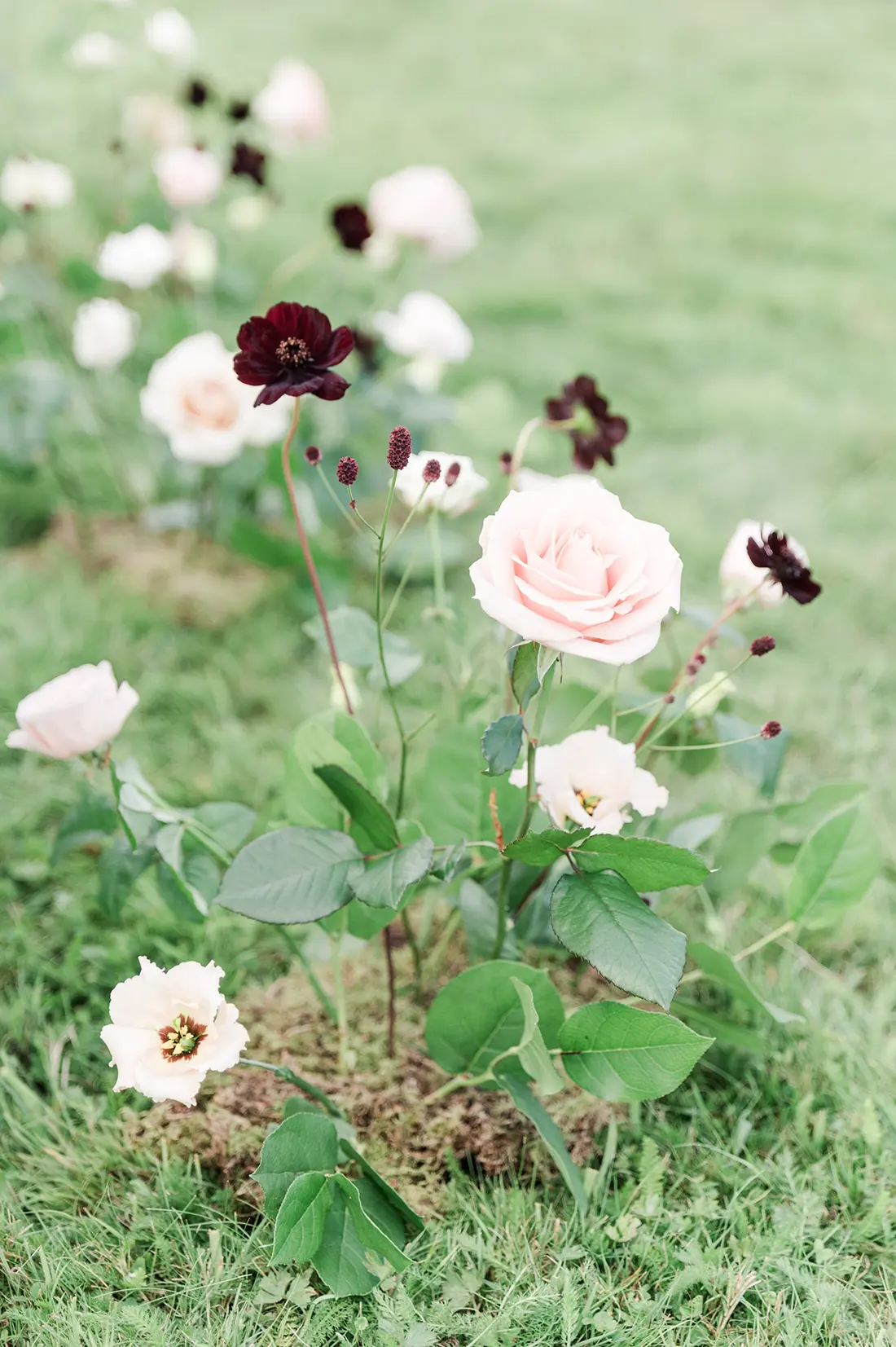 Composition florale créée par Caroline, fleuriste mariage à Rouen