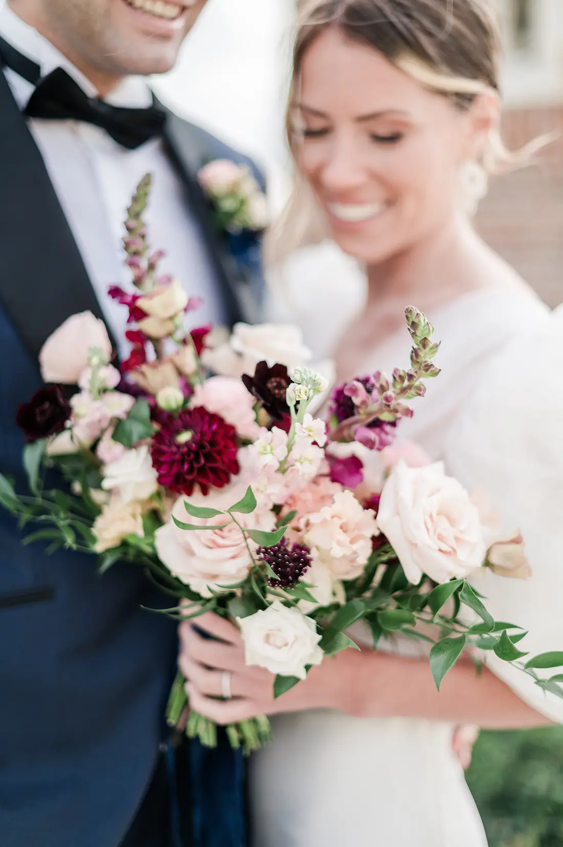 Bouquet créé par Caroline, fleuriste mariage dans les Yvelines